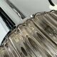 60s 70s 3-flame cascade lamp from Staff Leuchten Germany chrome glass