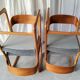 Ensemble de 4 chaises traîneau Baumann