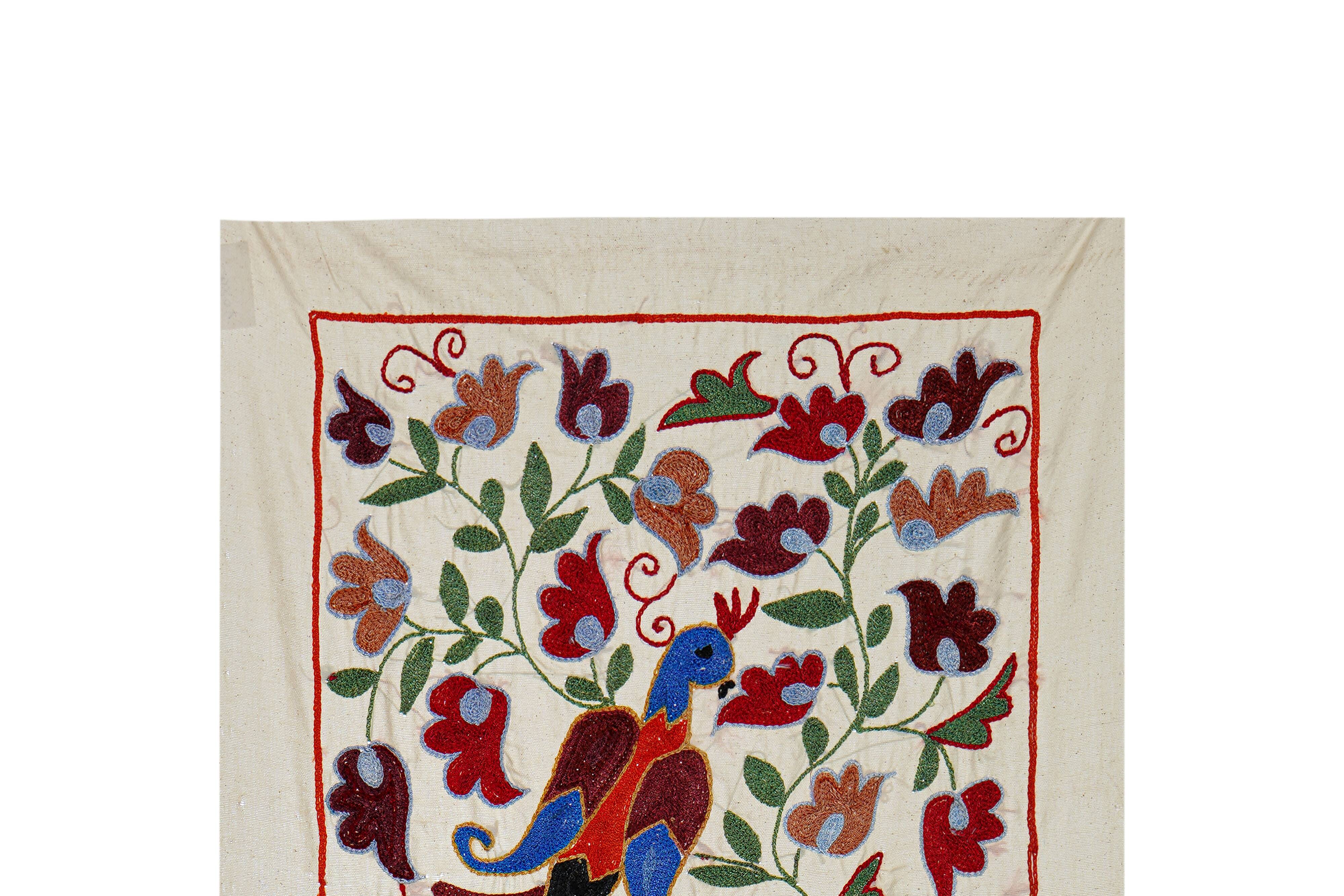 Vintage Turkish hand-knotted rug 50x90 cm