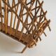 Mid-century rattan magazine holder