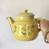 Old flowered teapot