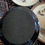 Saint-Amand Sologne enameled copper plates