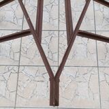 Old wrought iron canopy