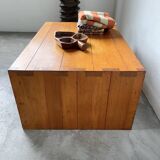 Table basse pin Maison Regain