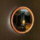 Teck, miroir éclairé, Italie, années 1960