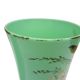 Pair of green opaline vases
