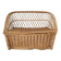 Banquette, coffre à jouets en rotin