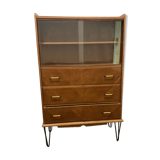 Commode vintage avec vitrine