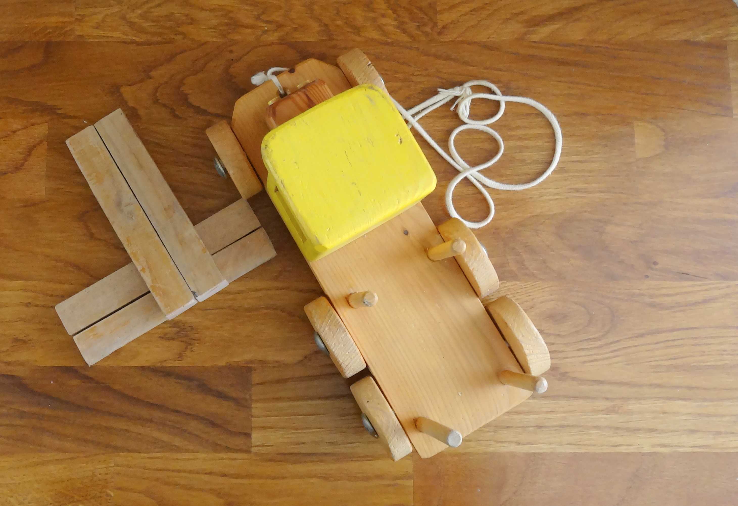 Vintage wooden transport truck