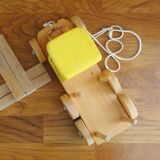 Vintage wooden transport truck