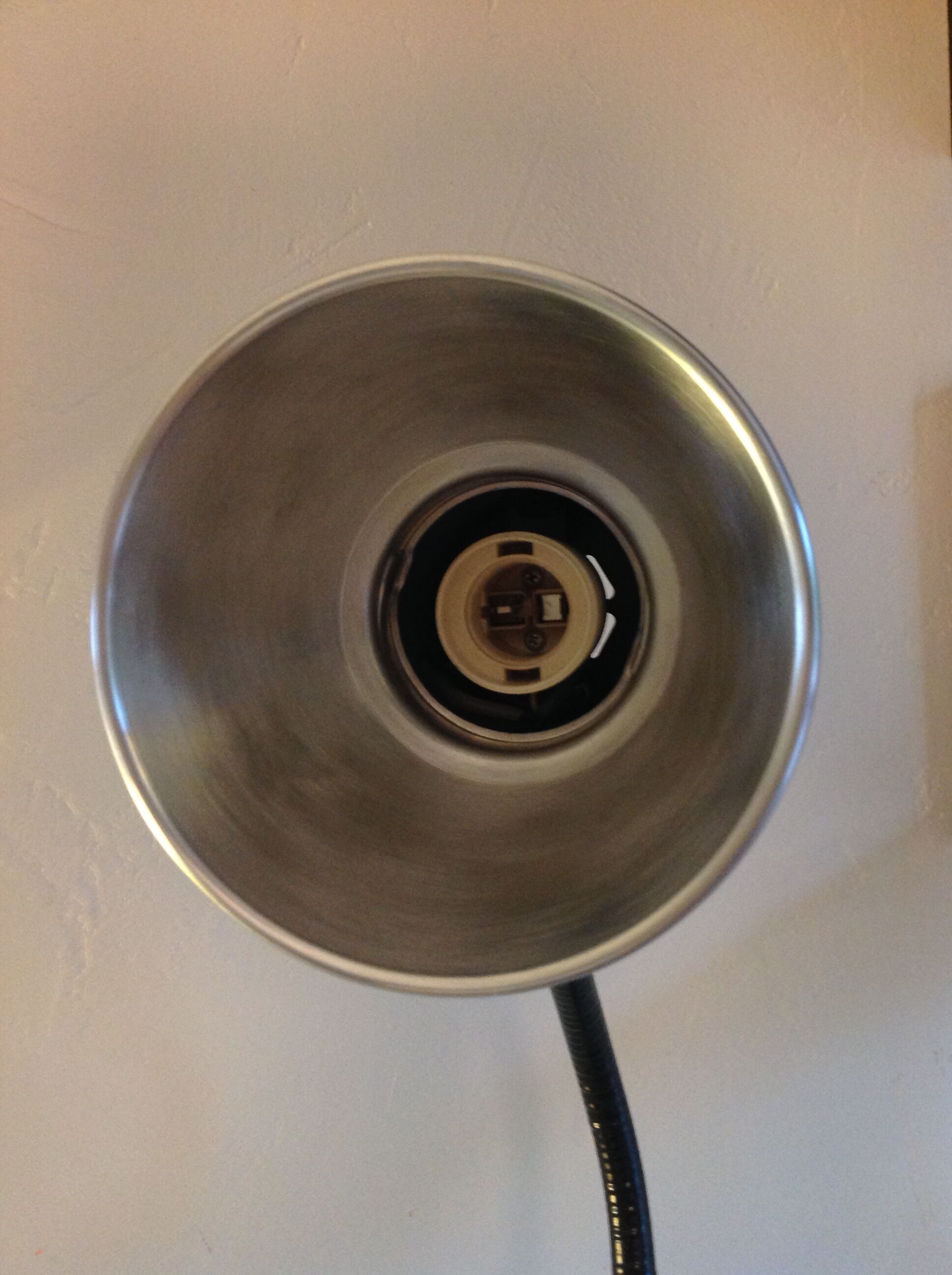 SIS industrial workshop lamp, vintage from the 1970s