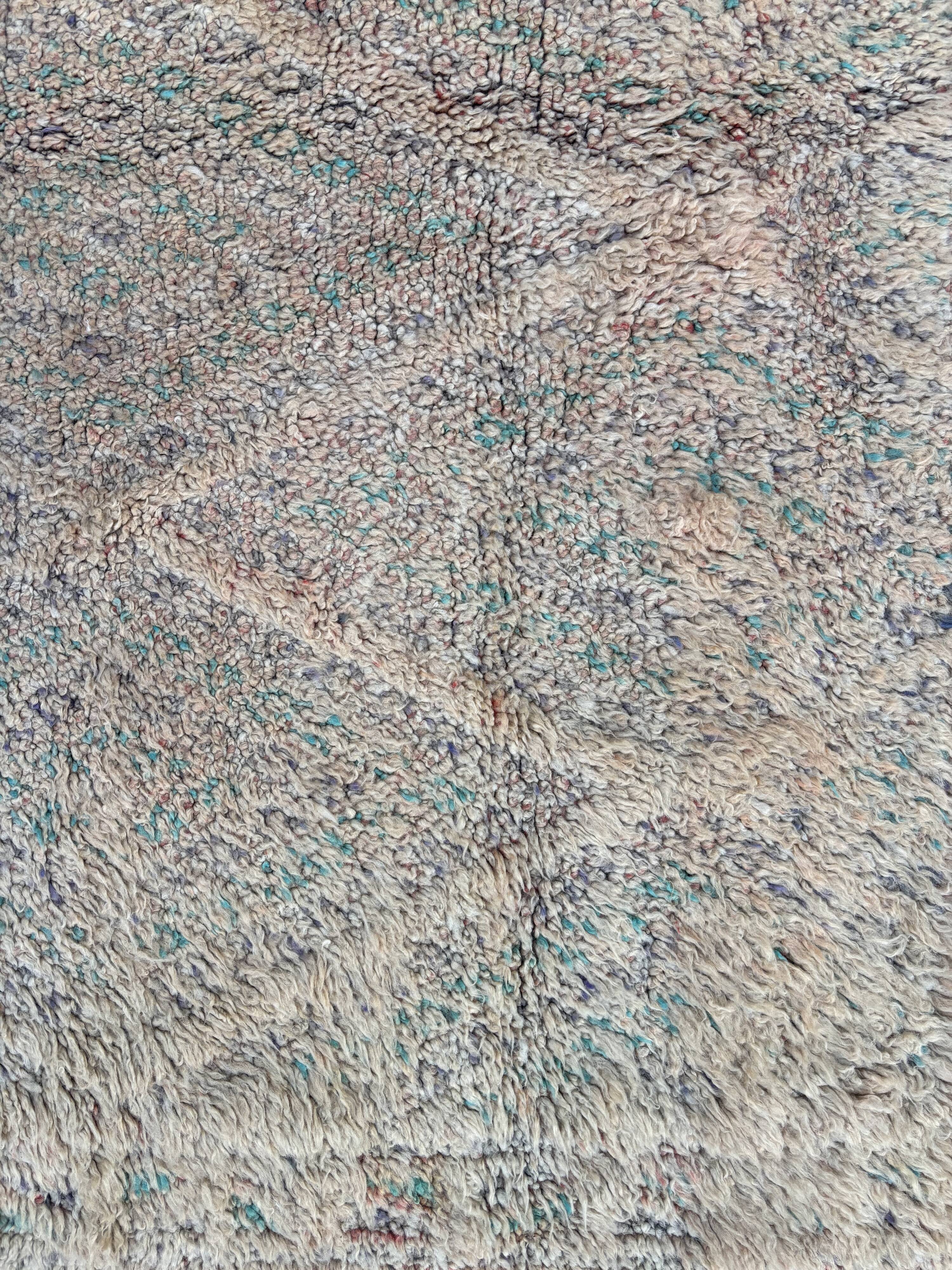 Vintage Boujaad Berber wool rug