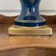 Antique large empire vase blue & gold jaguet pinon 40cm 2.6kg
