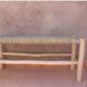 Woven Moroccan bench