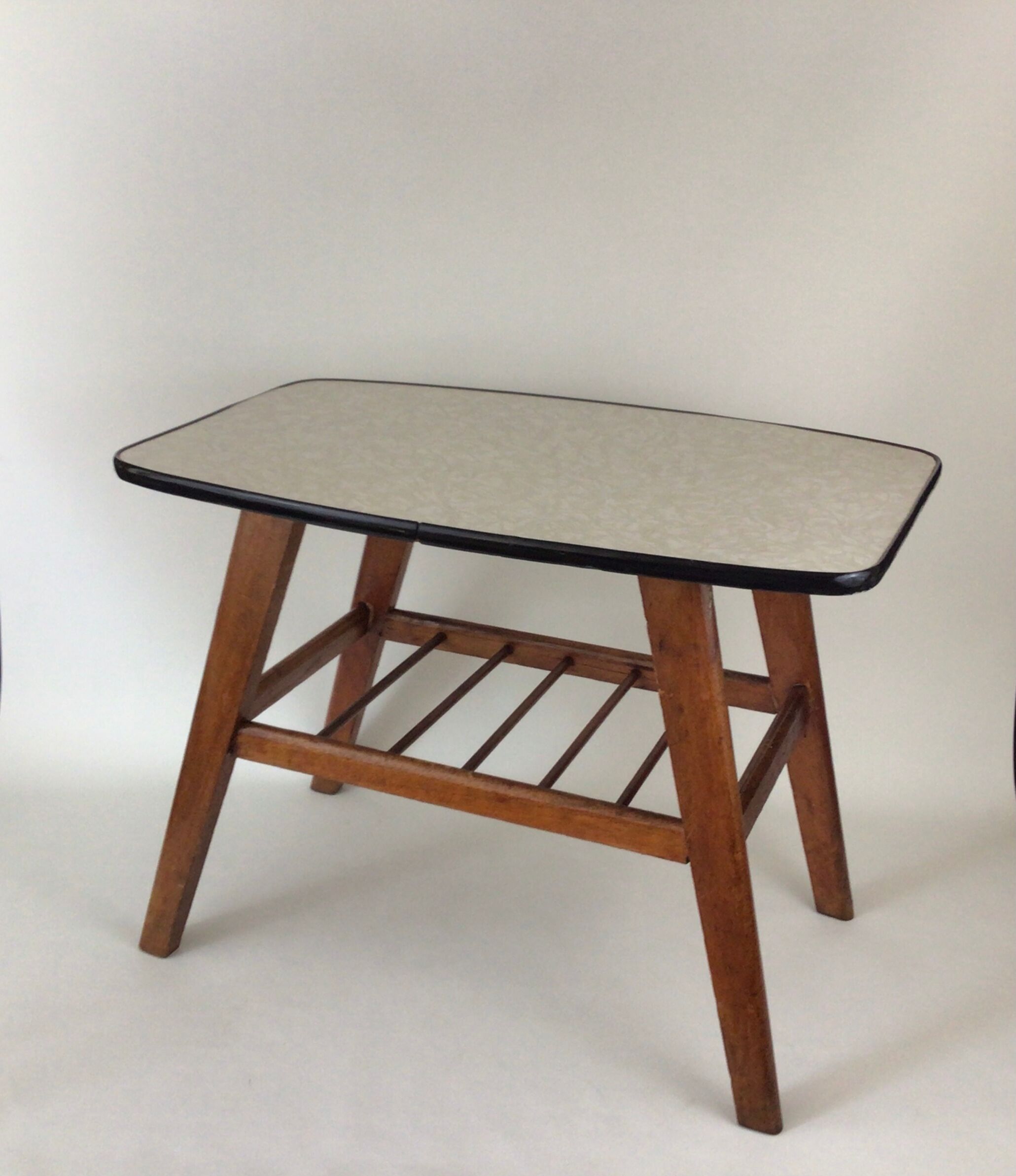 Formica coffee table and compass legs 1960