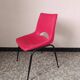 Chaise coque plastique rouge vintage