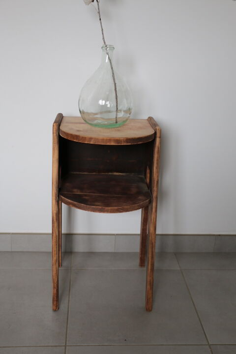 Bedside raw oak 1950