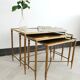 Table gigogne en  laiton