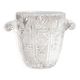 Cut crystal ice bucket