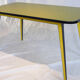 Lase wood side table