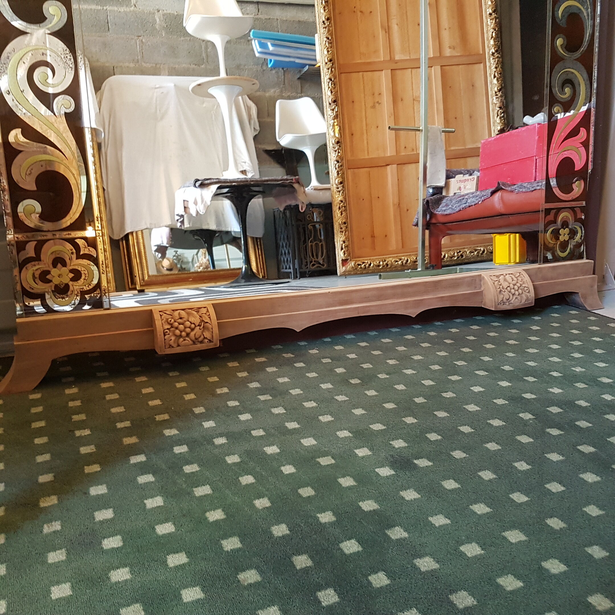 Polychrome Golden Mirror