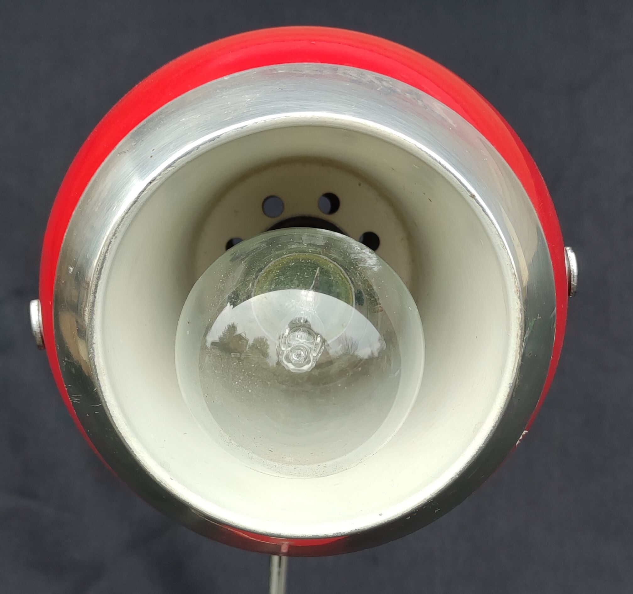 Vintage Eyeball lamp