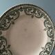 Set of 6 flat plates Terre de Fer, Digoin Sarreguemines, Garland model