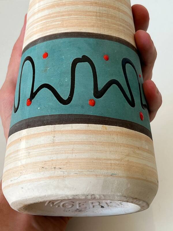 Scheurich West Germany ceramic vase - Marking 206 27 - 1960s-1970s