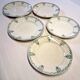 5 vintage dessert plates from Moulins des Loups in good condition