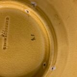 2 dessert plates in Sarreguemines fruit, strawberries and pears, early 19th century