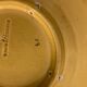 2 dessert plates in Sarreguemines fruit, strawberries and pears, early 19th century