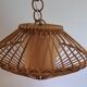 Vintage bamboo pendant light