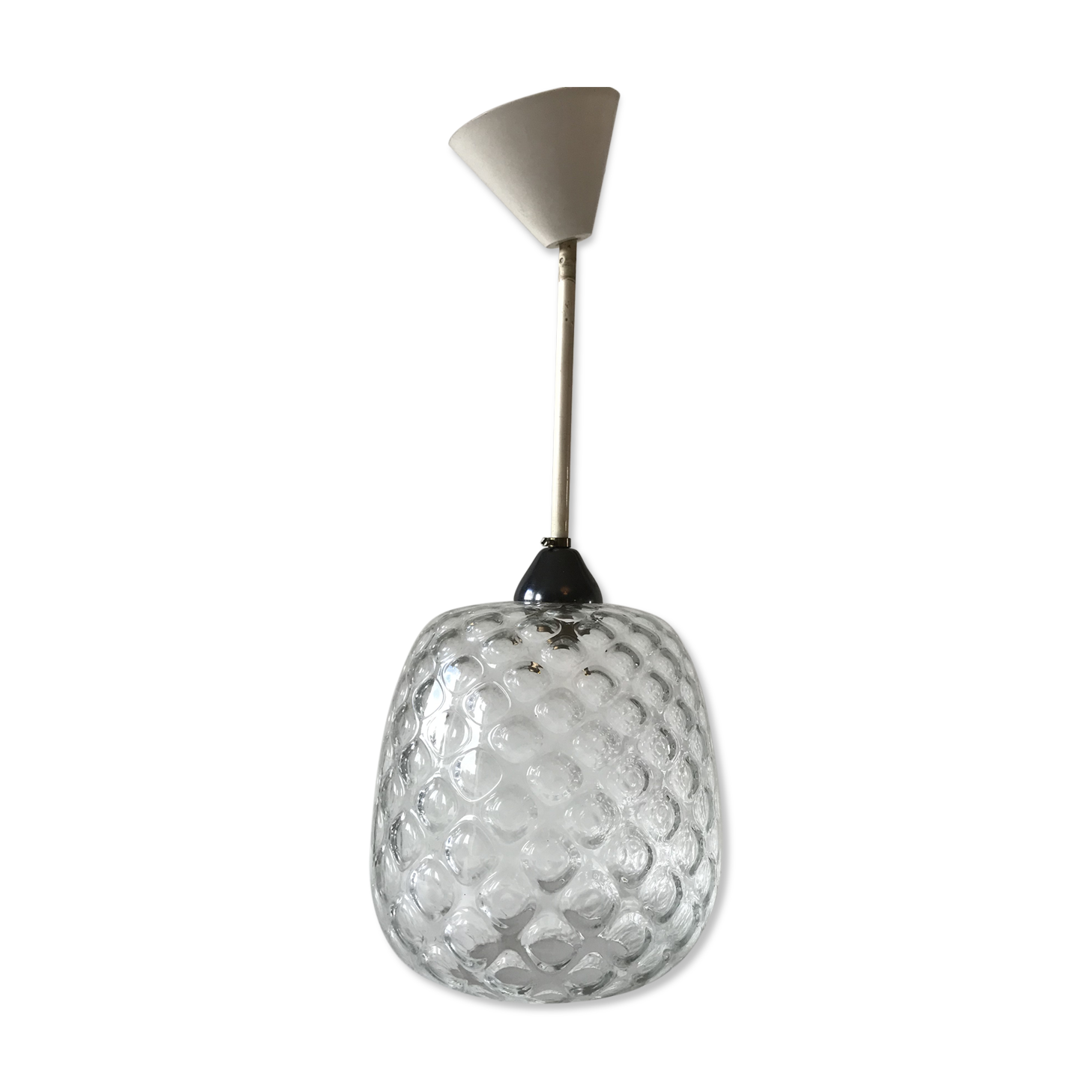 Suspension en verre ananas