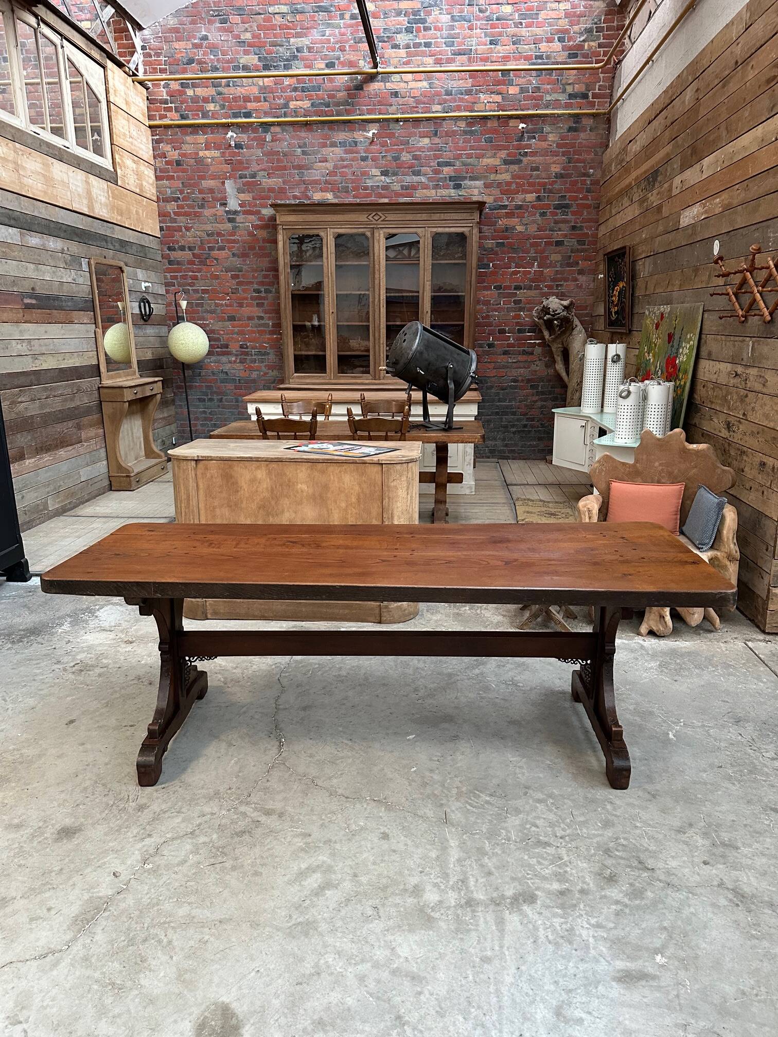 19th century oak farmhouse table
