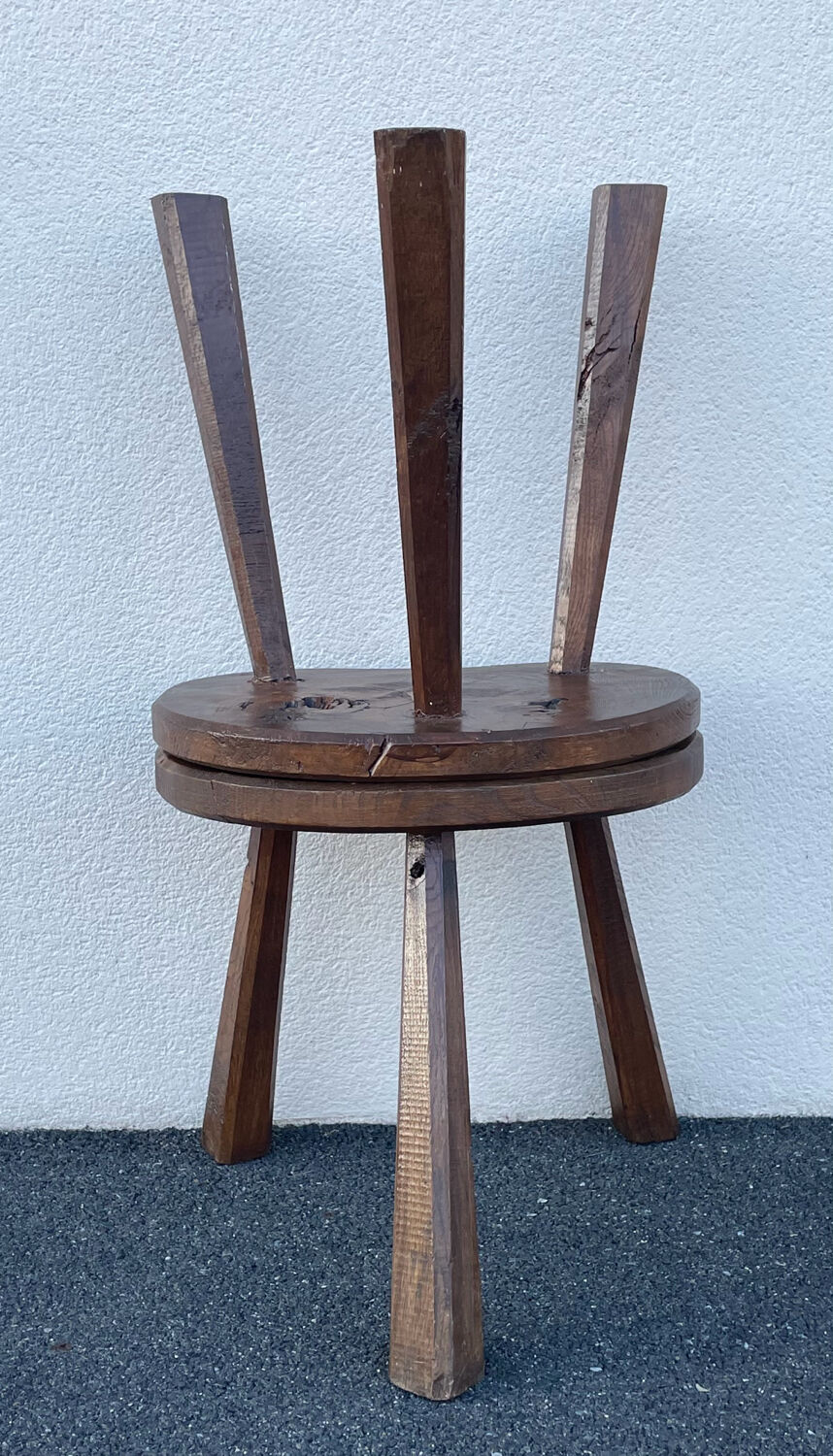 French brutalist tripod