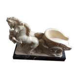 Roman chariot sculpture with carriage by Gino Ruggeri