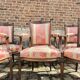 Suite Of Six Armchairs In Natural Wood From Louis XVI XVIII Eme Century