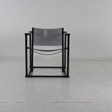 Set of two minimalistic arm chairs by Radboud van Beekum for UMS Pastoe