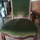 Two empire velvet chairs