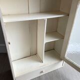 Bathroom cabinet pharmacy patinated wood