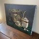 Oil painting on canvas jb maurice vecker (1896-1998) still life