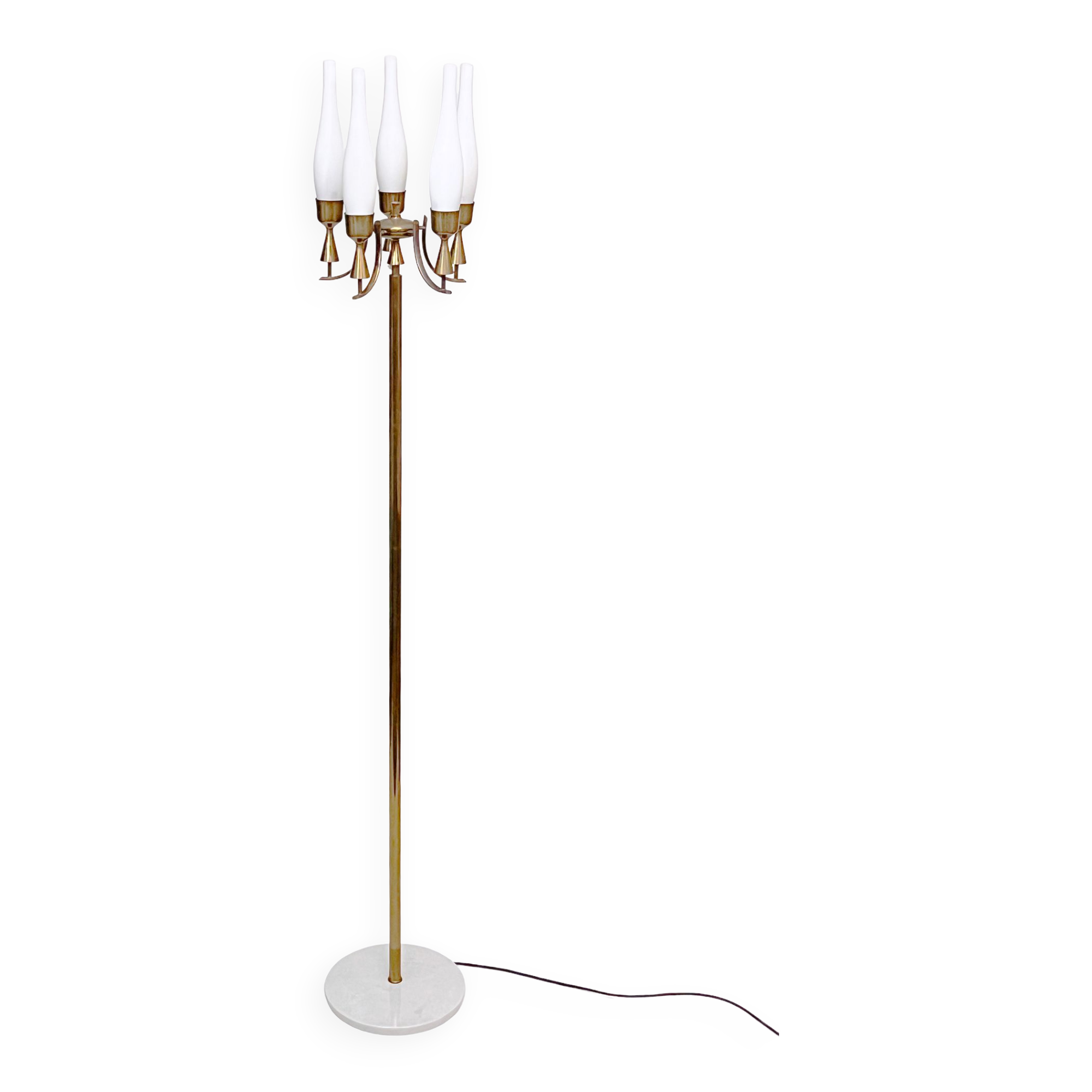Lampadaire mod. 12635 design par Angelo Lelii pour Arredoluce 1957