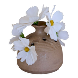 Pique vase Fleurs Vallauris in sandstone