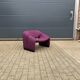 2x Artifort Groovy F598 by Pierre Paulin, Violet, original