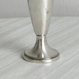 Small vintage metal soliflore vase