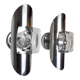 Pair of oscar torlasco wall lights, murano glass, italy, 1970