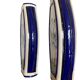Pair of flat ceramic vases, KERALOUVE LA LOUVIERE