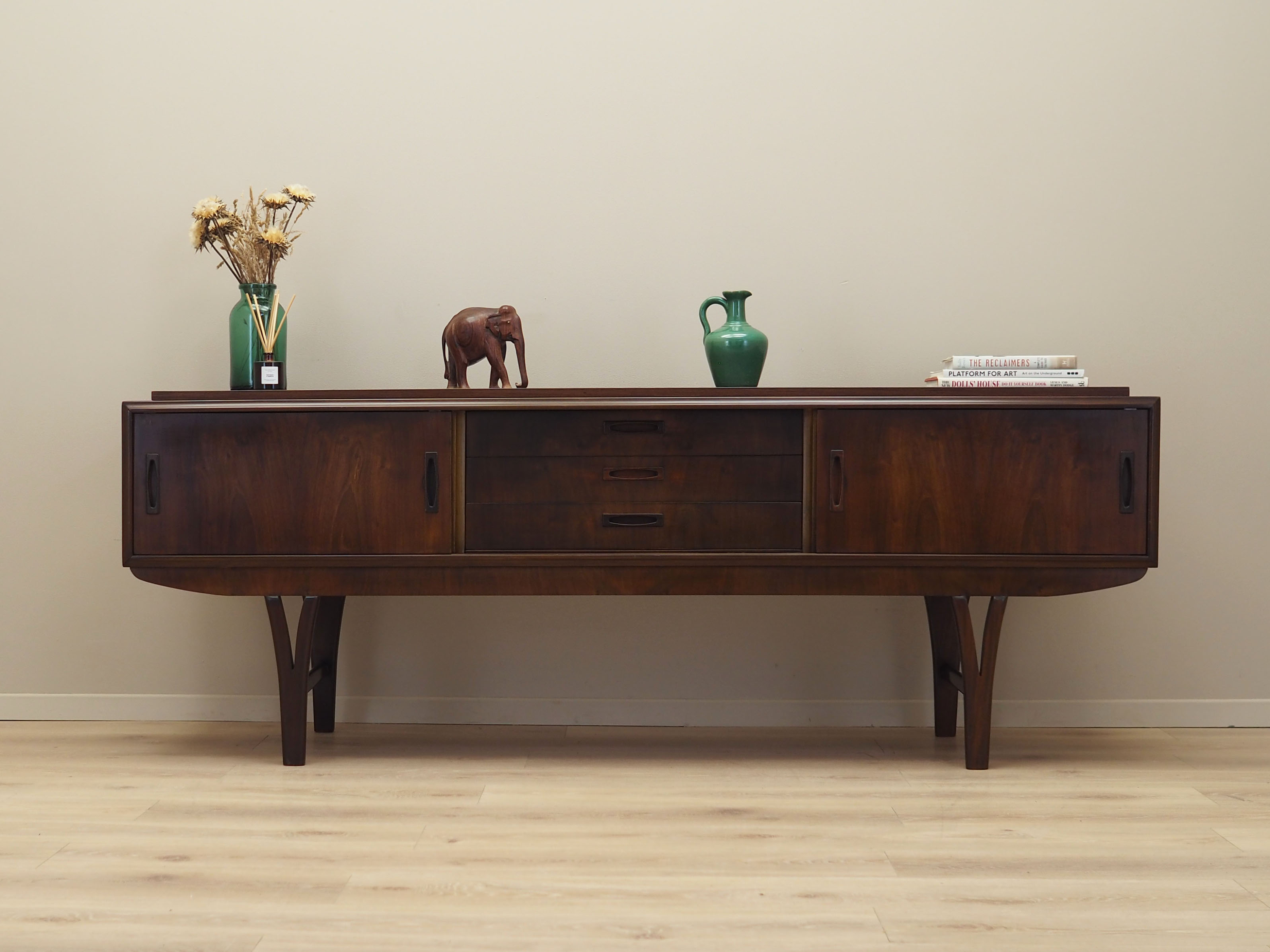 Walnut sideboard, Danish design, 1960s,  Denmark