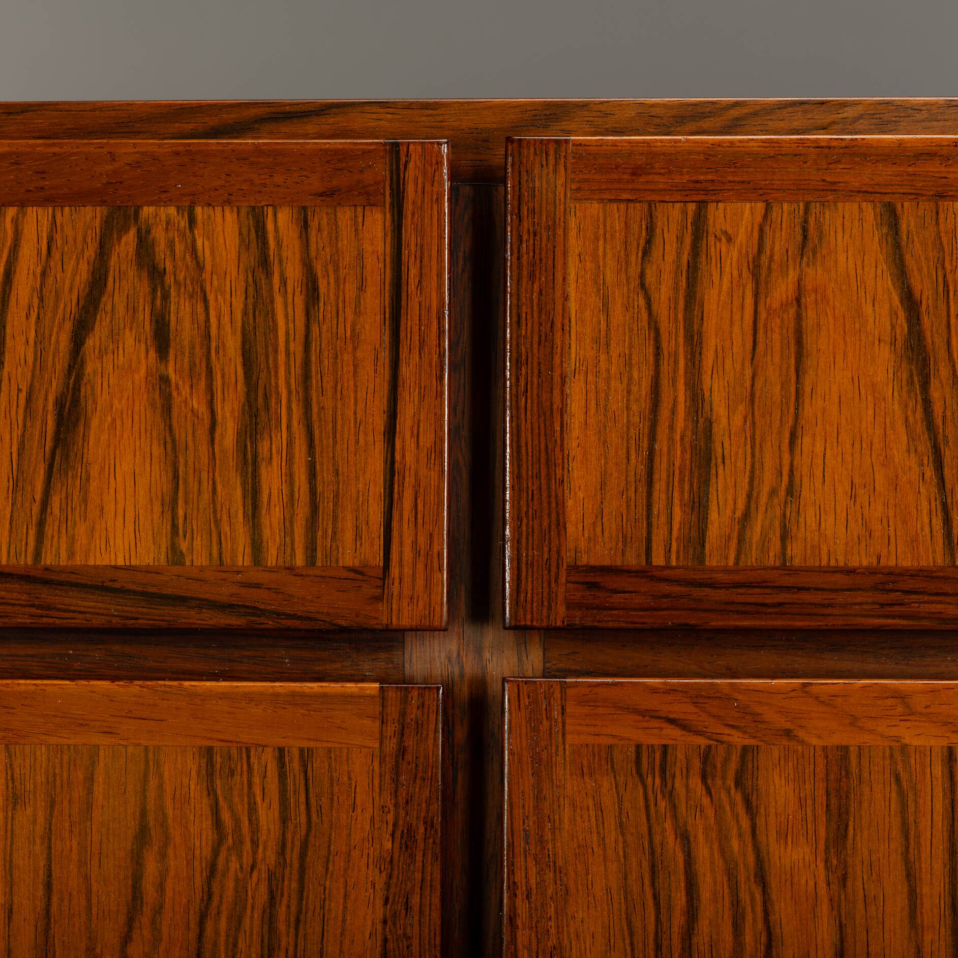 Danish Small Rosewood sideboard by Omann Jun Mobelfrabik, 1960s