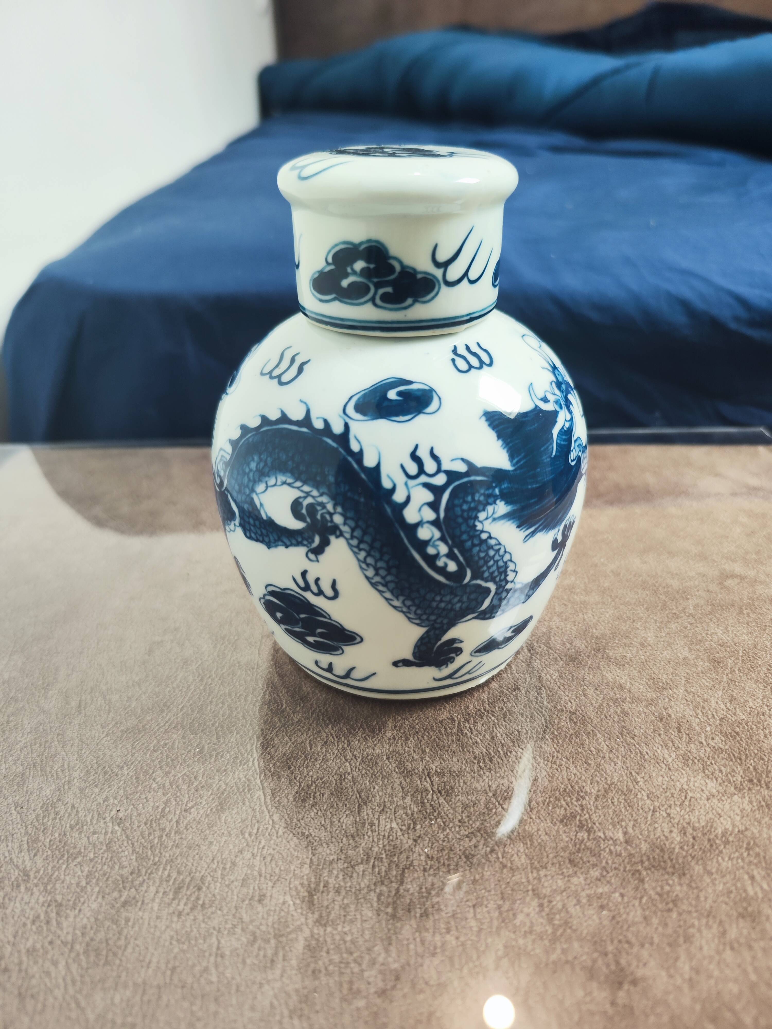 Vase chinois décor Dragon